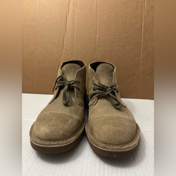 Clarks Men\'s Taupe Suede Lace Up Chukka Ankle Dress Boots Size 10M main image 7